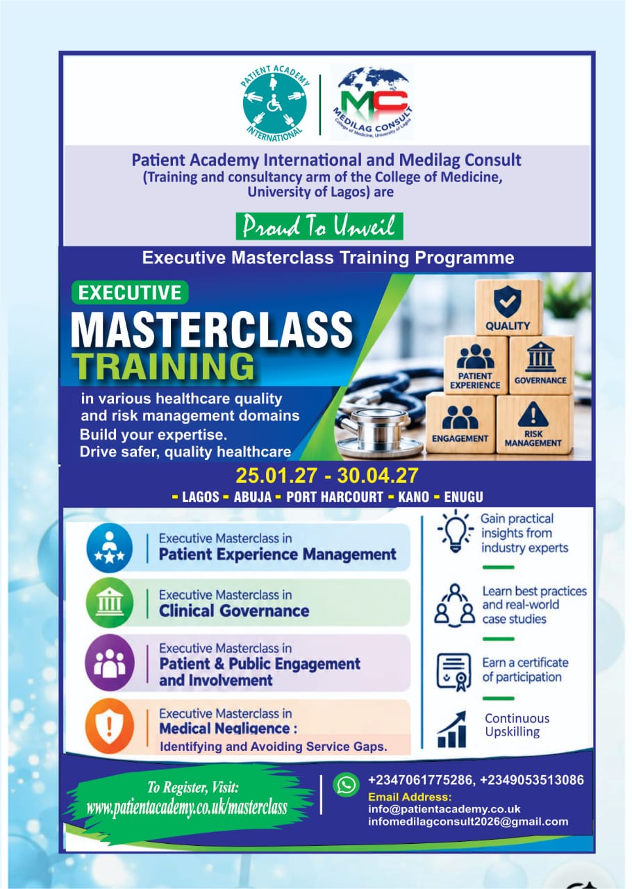 Executive Masterclass Training Programme flyer